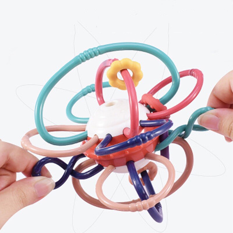 Baby Toys for Toddlers 0 12 Months Infant Bed Rattle Bell Soft Teether Plastic Ball Activity Game Juguetes Bebe Boys Girls
