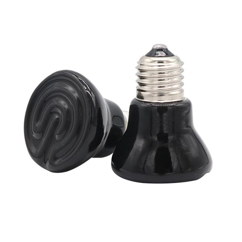 Huisdierverwarmingslamp infrarood keramische emitter warmtelamp huisdierbroedmachine kippen reptielenlamp 25/50/ 75/100w
