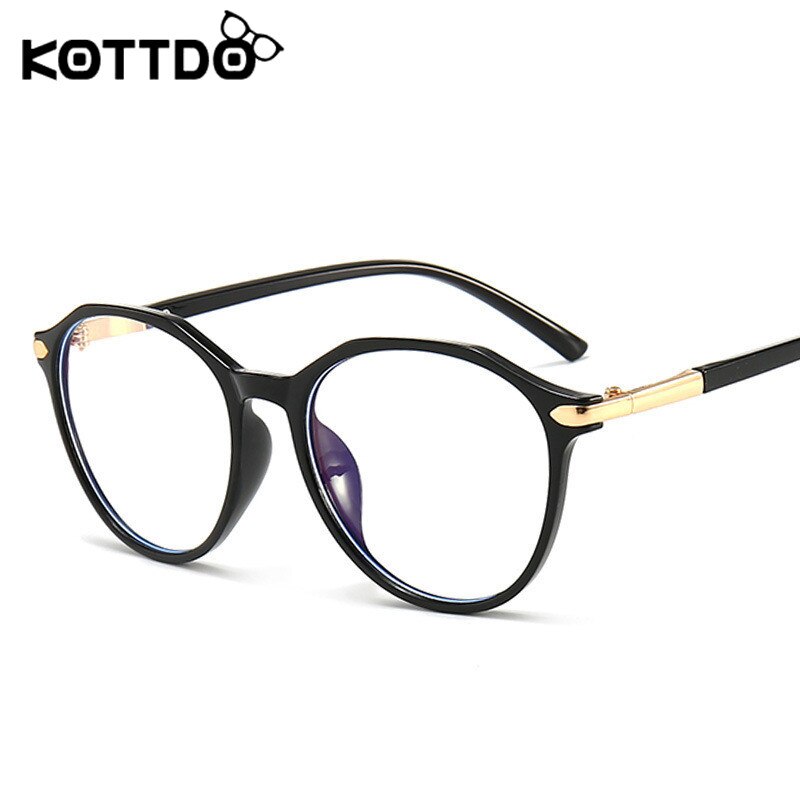 KOTTDO-Gafas de luz azul para ordenador, lentes para videojuegos, con Uv400, montura transparente, Anti rayos azules