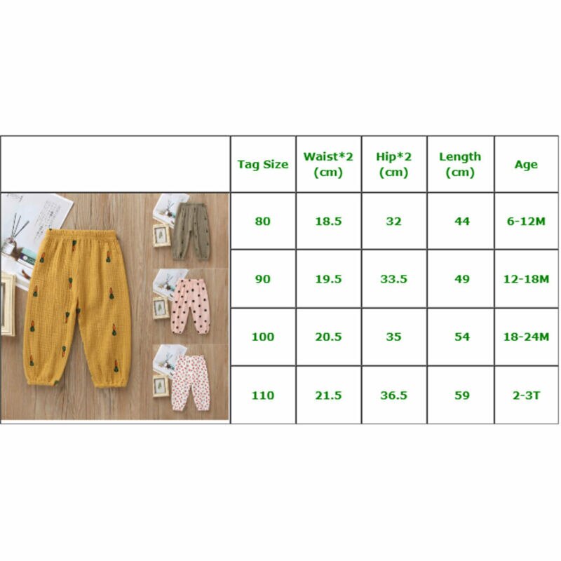 Babymeisjes zomer lange broek peuter kinderen babyjongen meisje lange broek leggings joggingbroek harem broeken