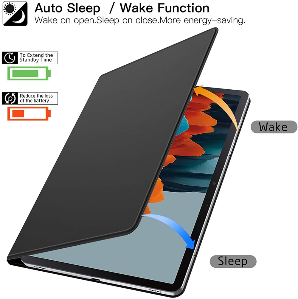 Funda magnética para Samsung Galaxy Tab S10 Plus, funda con soporte para S9FE, encendido y apagado automático para Galaxy Tab S9 Ultra con portalápices