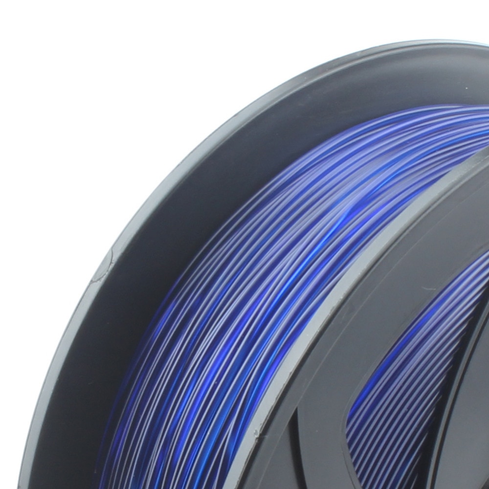 CREOZONE PETG Filament 3D Printing Filament 1.75mm 1kg Spool Great Transparency and Clarity 3D Plastic Filament Blue Color