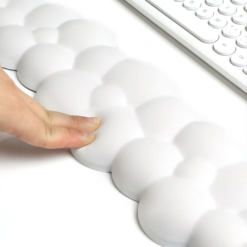 Muismat met polssteun toetsenbord wolk antislip desktop kantoor gamer muis polssteun Ergonomisch toetsenbord muismat polssteun