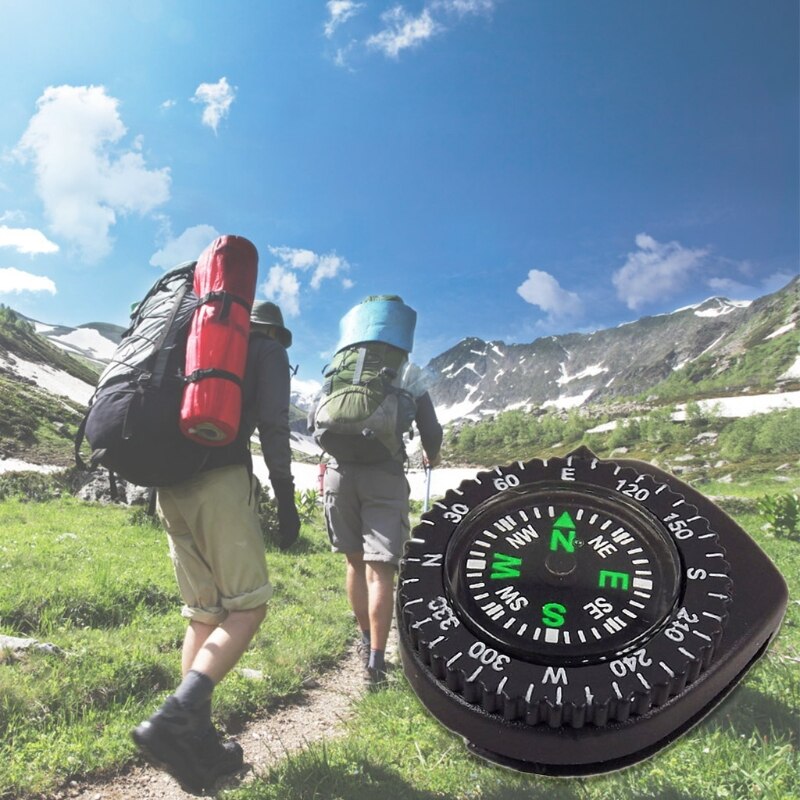 Horloge Band Slip Navigatie Kompas Draagbare Camping Kompas 5Pcs Camp Survival Gereedschap Voor Horloge