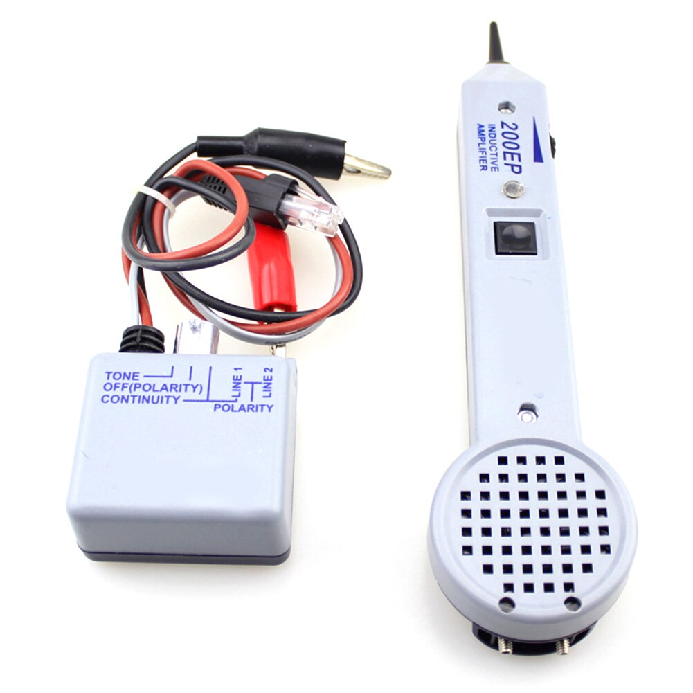 200EP Tone Generator Network Cable Tester Measure Tool Inductive Amplifier High Accuracy Adjustable Volume Plastic