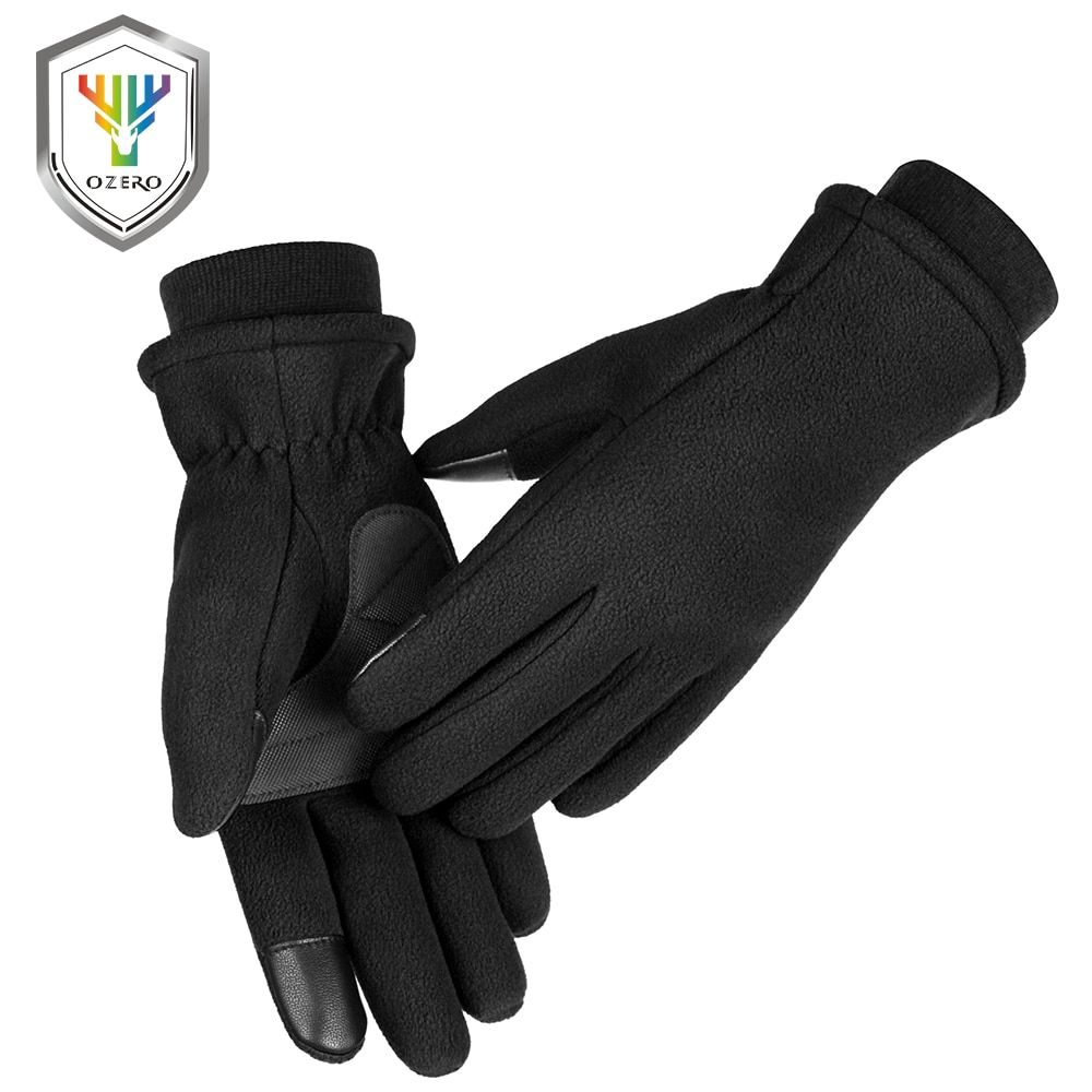 Ozero werkhandschoenen heren winterhandschoenen koudebestendige thermische handschoen warme fleece geïsoleerde weersveiligheid werken 9035
