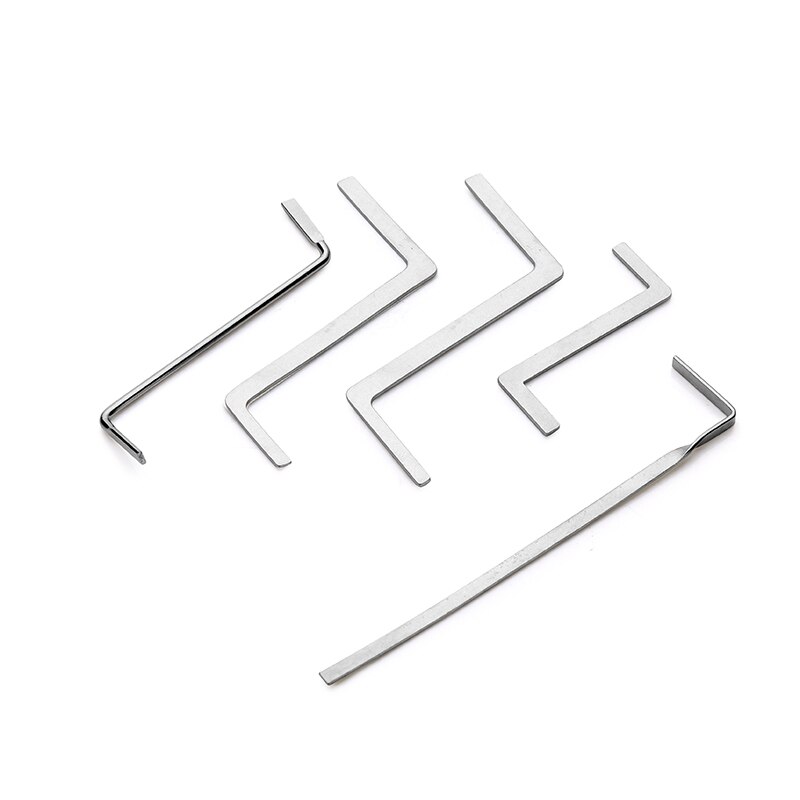 3 In 1 Set Locksmith Tools Practice Transparent Lock Kit With Broken Key Extractor Wrench Tool Removing Hooks Hardware