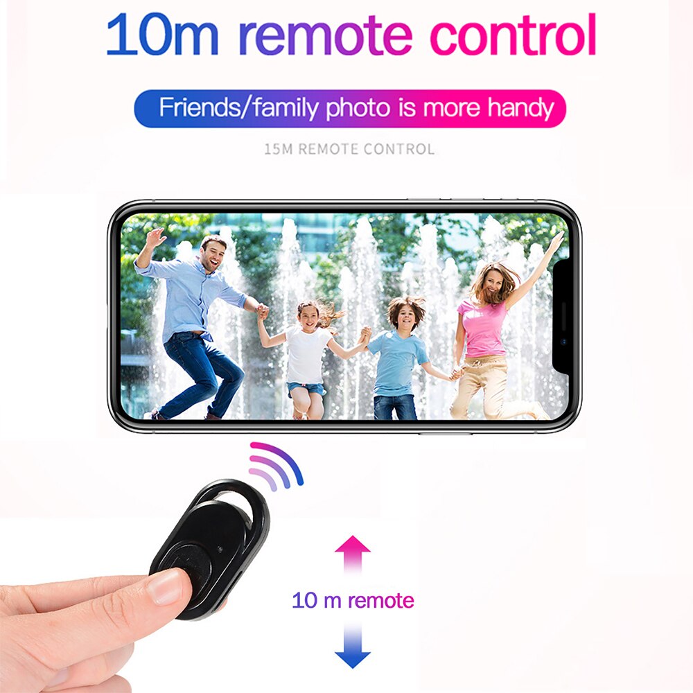 Phone Bluetooth-compatible Wireless Remote Shutter Tripod Stand Selfie Stick Shutter Camera Controller Self-timer Remote Control