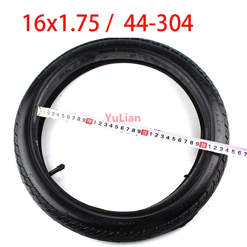 16X1.75 Fiets Banden Explosieveilige Rubber Banden Grootte 16X1.75 44-304 fiets Binnenste En Buitenste Band