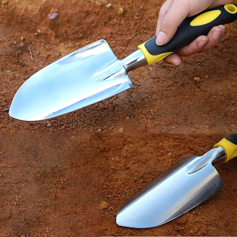 Nova ferramenta de jardim mão espátula ancinho cultivador capinador ferramentas com alça ergonômica jardim gramado fazenda transplante jardinagem bonsai