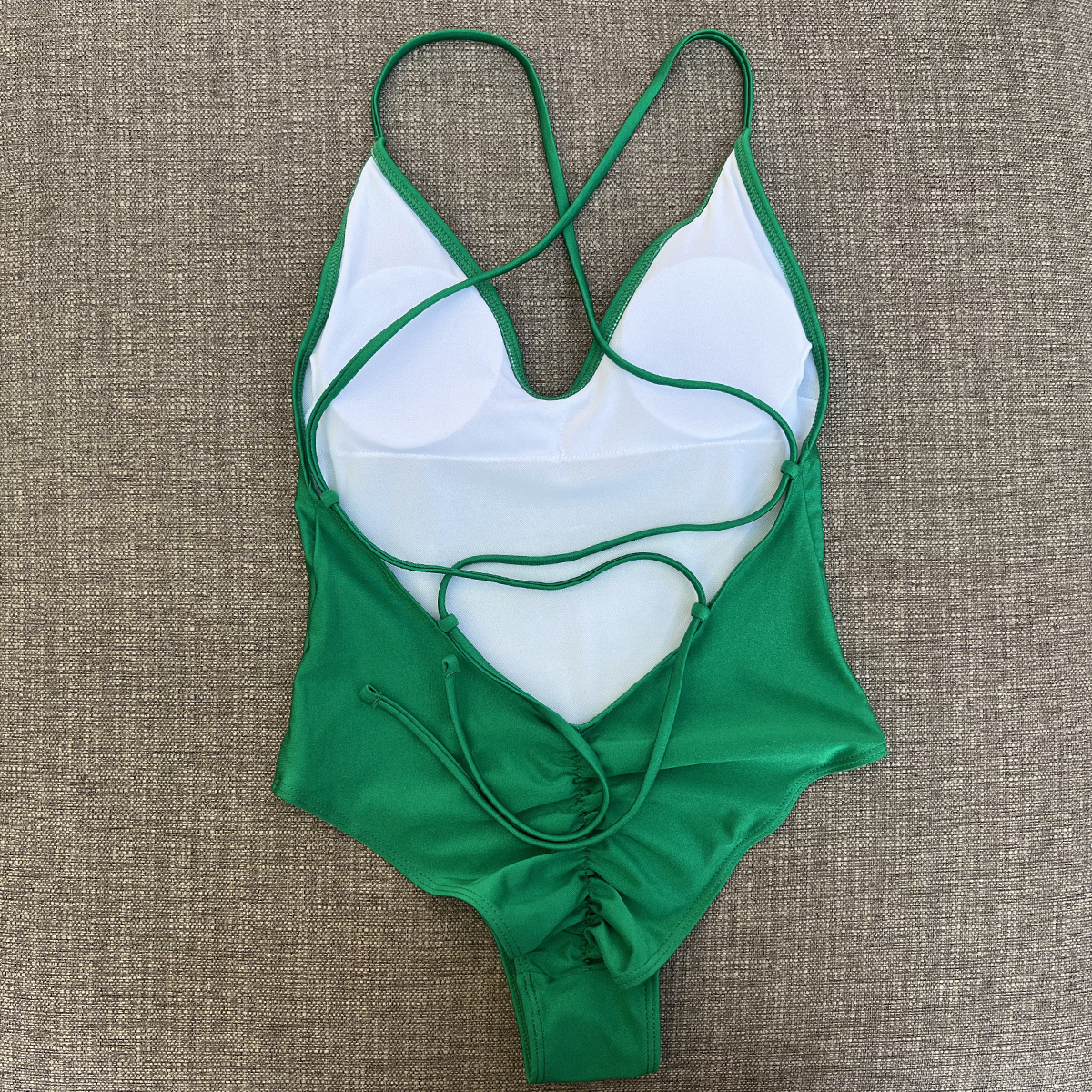 Bañador unicolor de una pieza para mujer, traje de baño , Bikini, traje de baño Sexy de talla grande, traje de baño para mujer