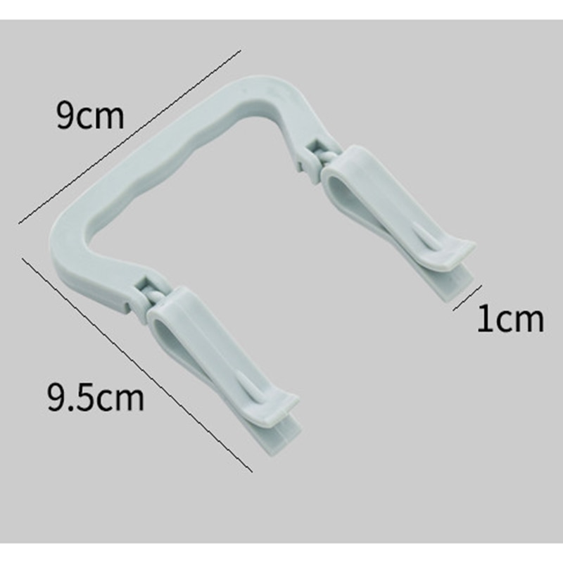 Separador de bolsas de basura de plástico antideslizante para el hogar, clip lateral , separador, artículos para el hogar, 1 ud.