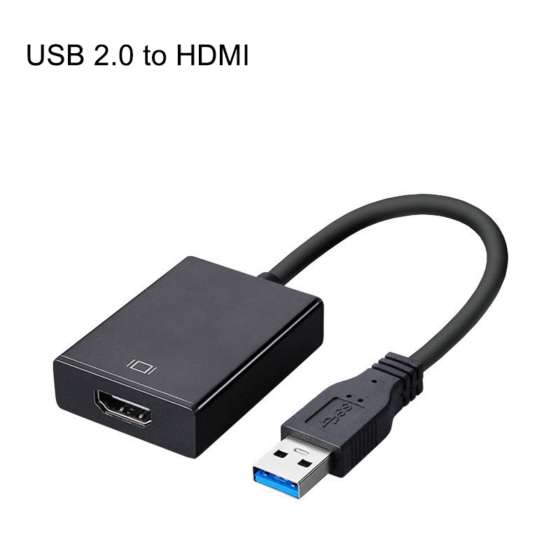 Usb 3.0 Naar Hdmi Adapter Converter Usb Adapter Kabel 1080P Hdtv Projector Multi Display Adapter Gratis Driver Voor Pc Laptop Desktop: Rood