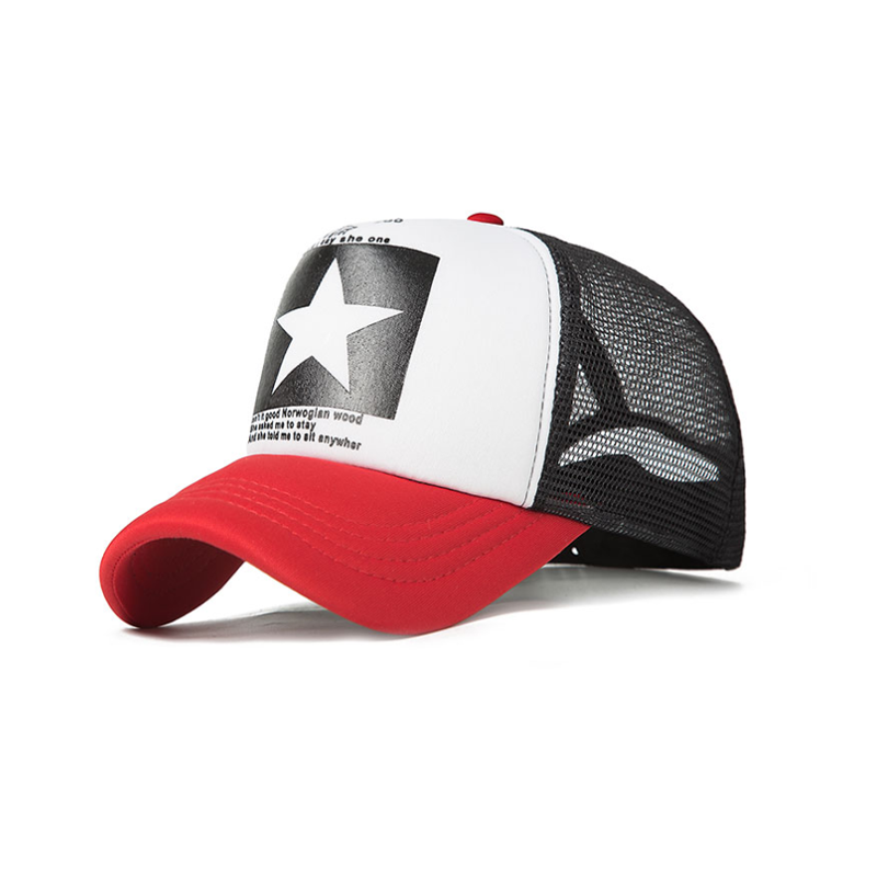 Gorra de béisbol de para mujer y hombre, transpirable, malla,