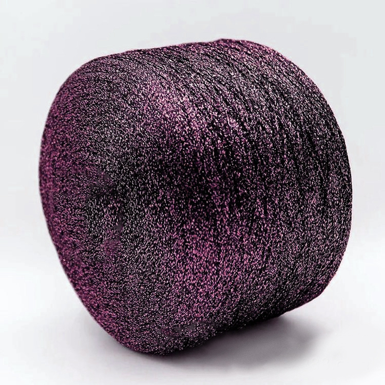 100g Fine Gold Silver Metallic Yarn Sparkly Crochet Metallized Threads Yarns for Hand Knitting DIY Needlework Bulky Yarn