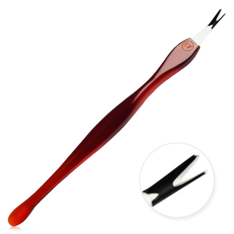 2 pc outil d'art des ongles fourche peau morte pour manucure cuticule enlever pédicure Salon cuticule poussoir maison Salon