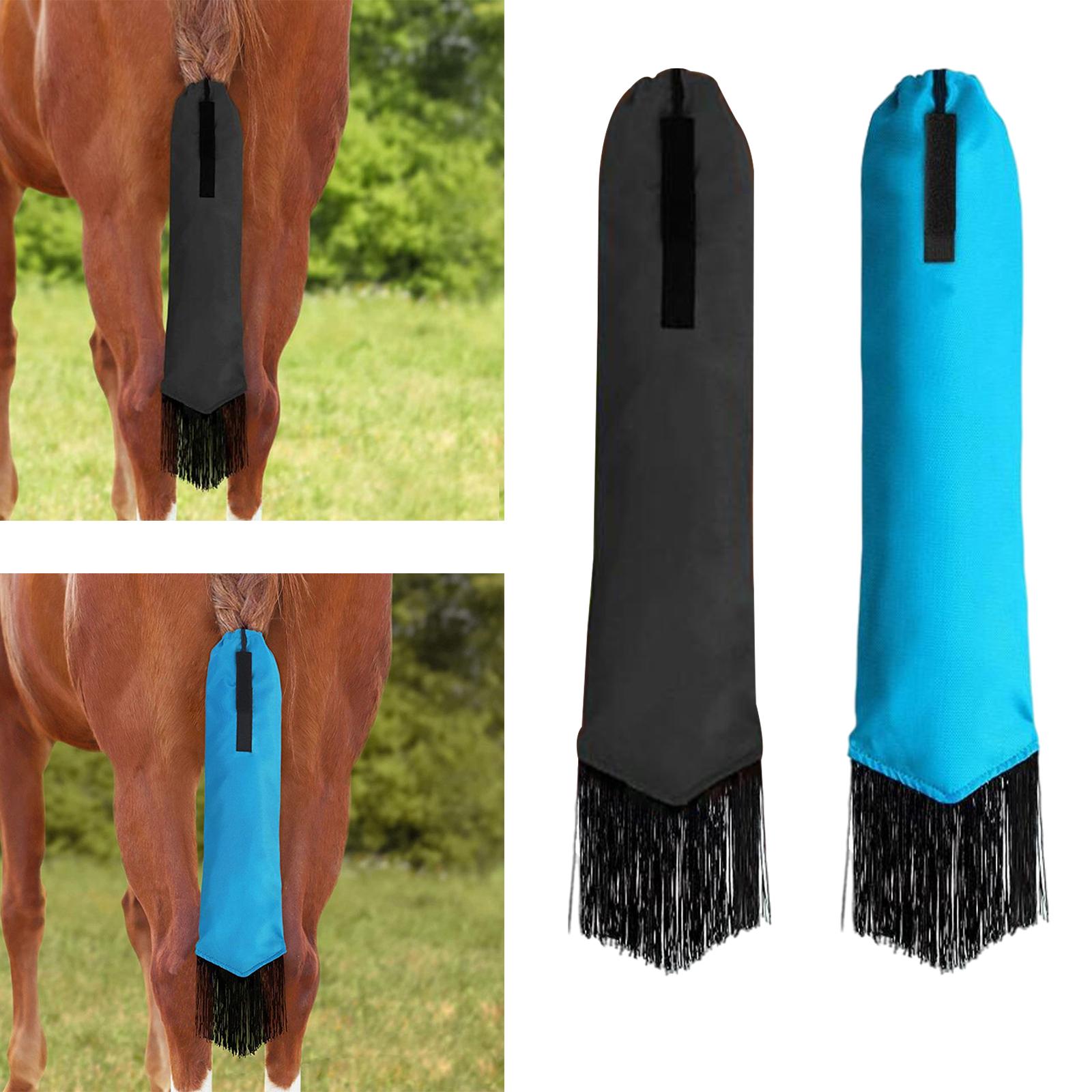 Horse Tail Bag with Fringe Tail Wrap Tail Decoration Equestrian Accessories