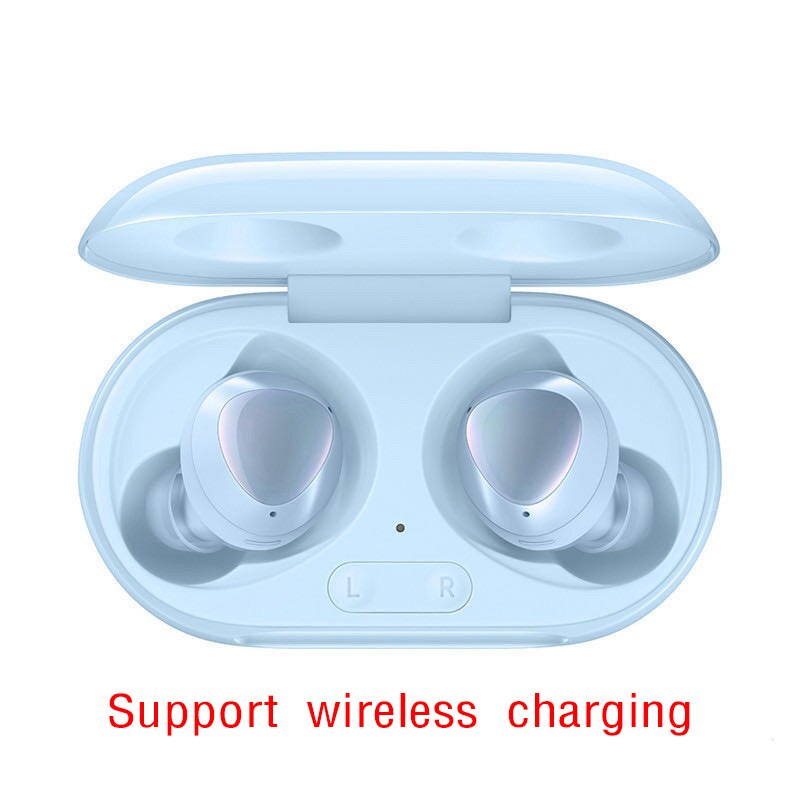 Knoppen Plus Sport Bluetooth Oortelefoon Stereo Noise Cancelling Waterdicht Headset Draadloos Opladen Voor Samsung Voor Android: Blue plus