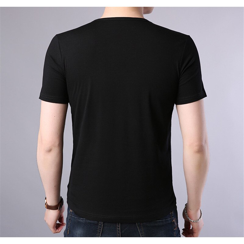 Short-sleeved t-shirt men's summer 3 trend Korean version of the cotton spring men's round neck half-sleeved clothes