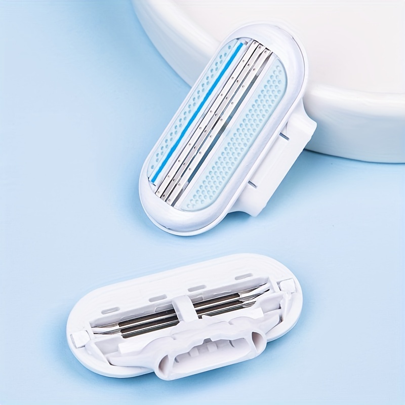 3-layer blade women manually change the head to shave. Shaving knife Shaver armpit retreat private part hair removal artifact.