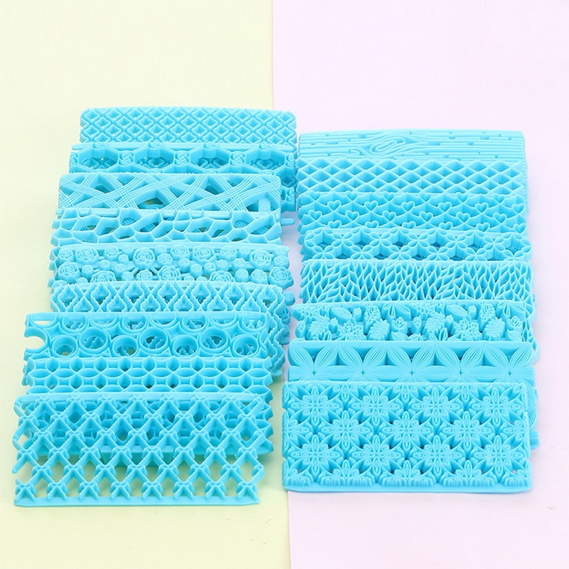 1pcs Plastic Cute Icing Embossing Decoration Cutter Cake Bakeware Cake Embosser Flower Cookie Cutters DIY Fondant Biscuit Molds