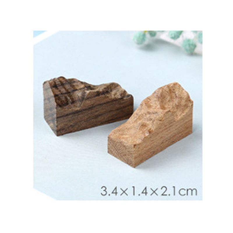 Resin Epoxy Art Craft Sandalwood Natural Unfinished Wood Pendant Jewelry Making Seal Stamp Pendant Rings Accessories: 4