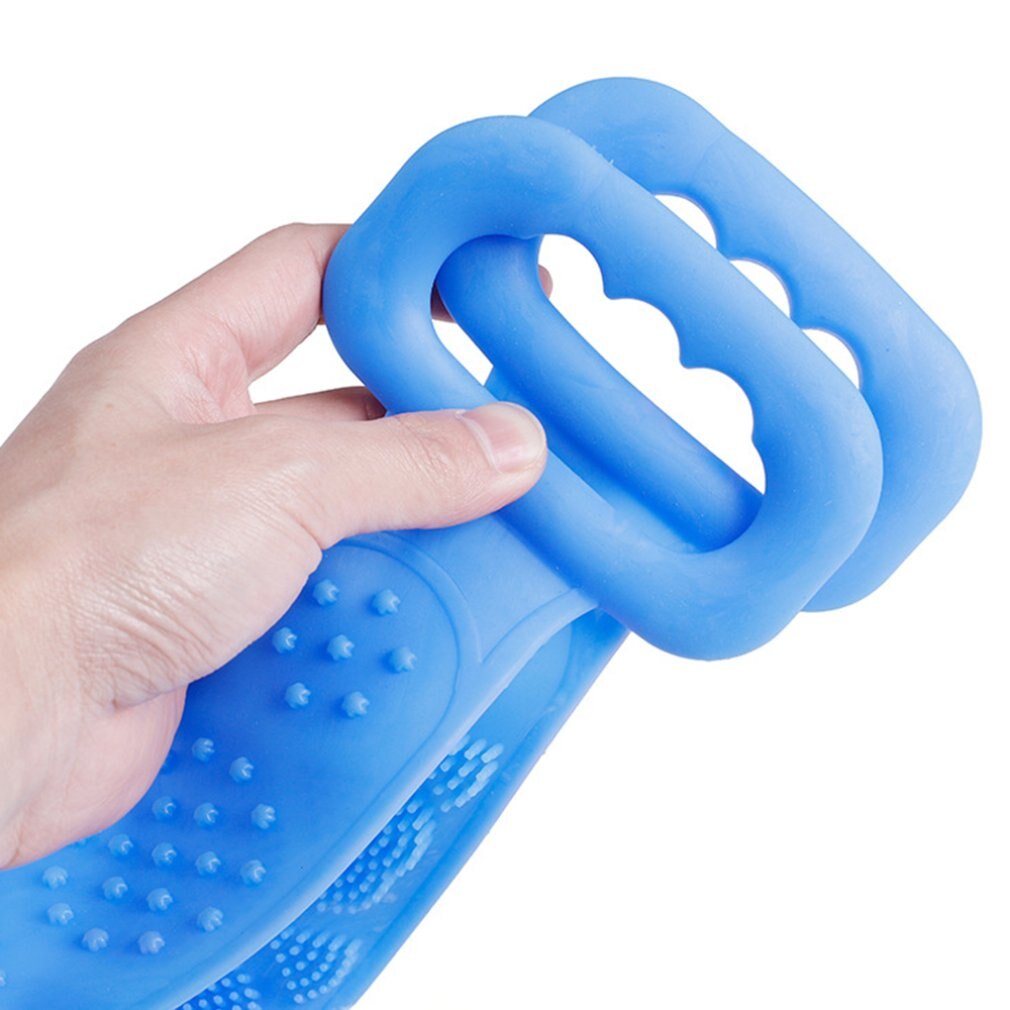 1 Set Wrijven Artefact Siliconen Badhanddoek Bad Wrijven Terug Massage Bad Borstel Silicone Borstels Bad Handdoeken