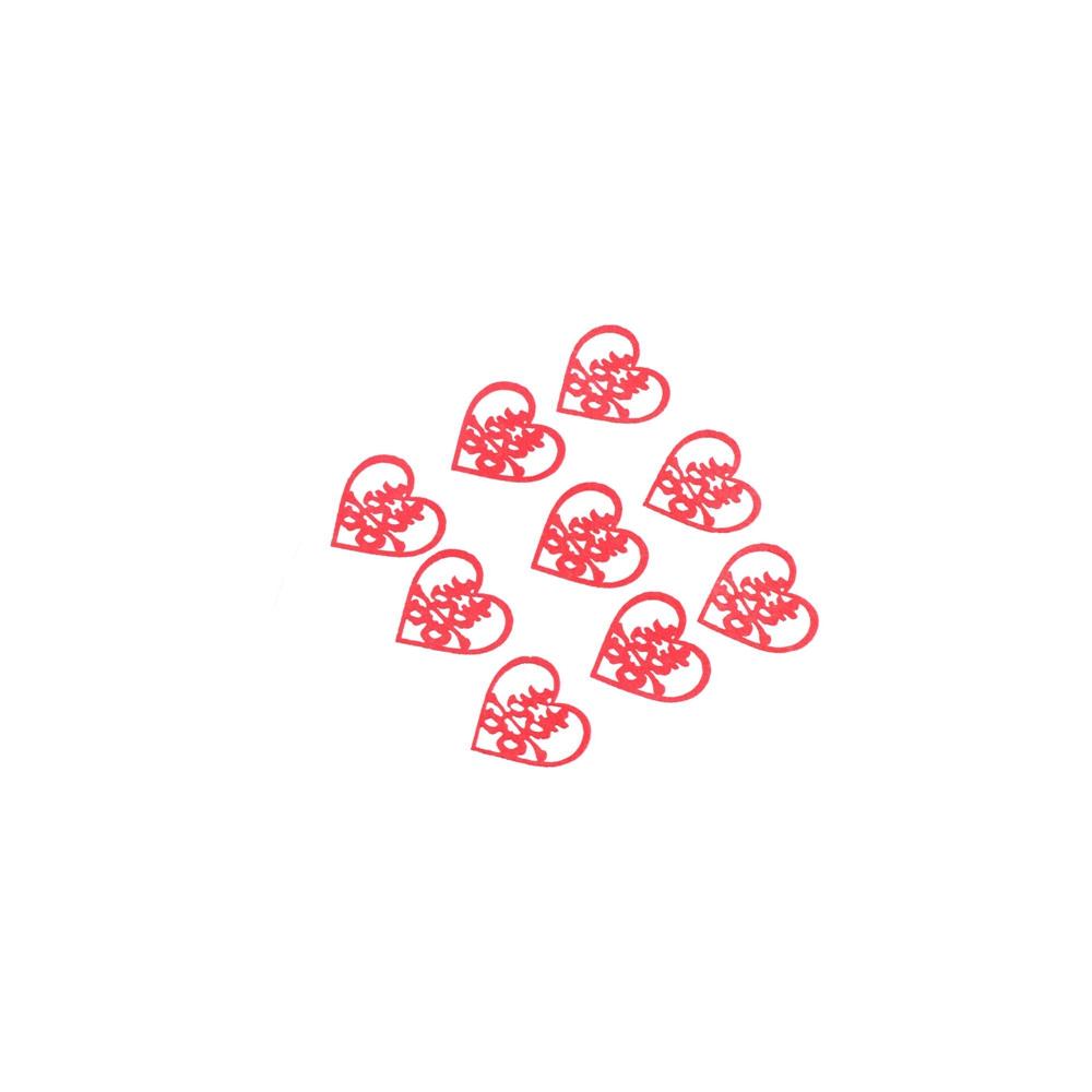 Mini confeti de boda de doble felicidad, plato de fruta, decoración de habitación de matrimonio, pegatinas de amor, personajes felices, suministros para fiestas, bricolaje