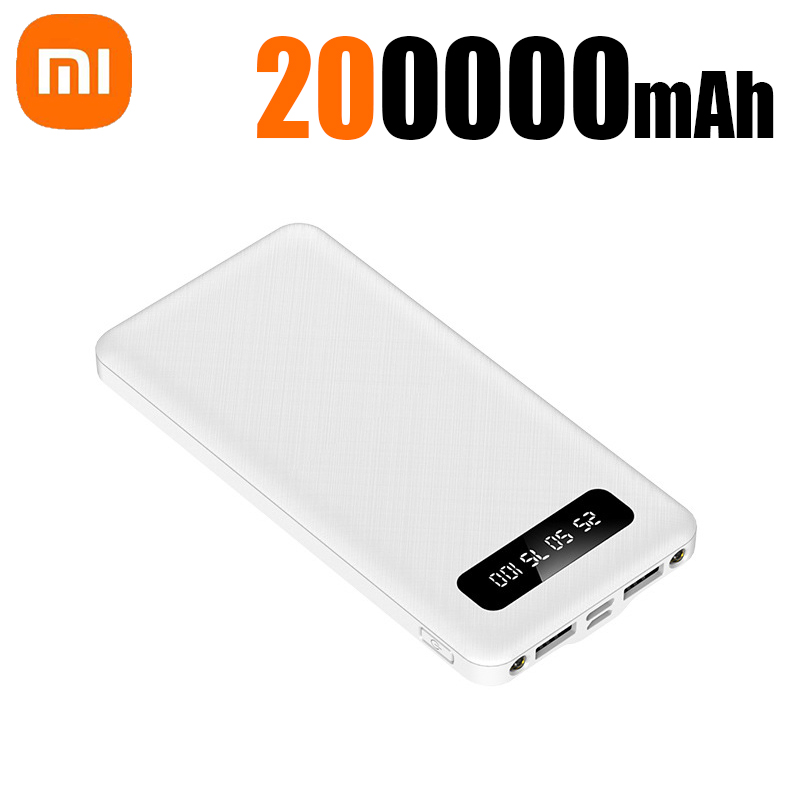 Xiaomi 500000mAh Power Bank 120W Carga super rápida Bateria externa portátil de grande capacidade com display digital LED para telefones: MULTI