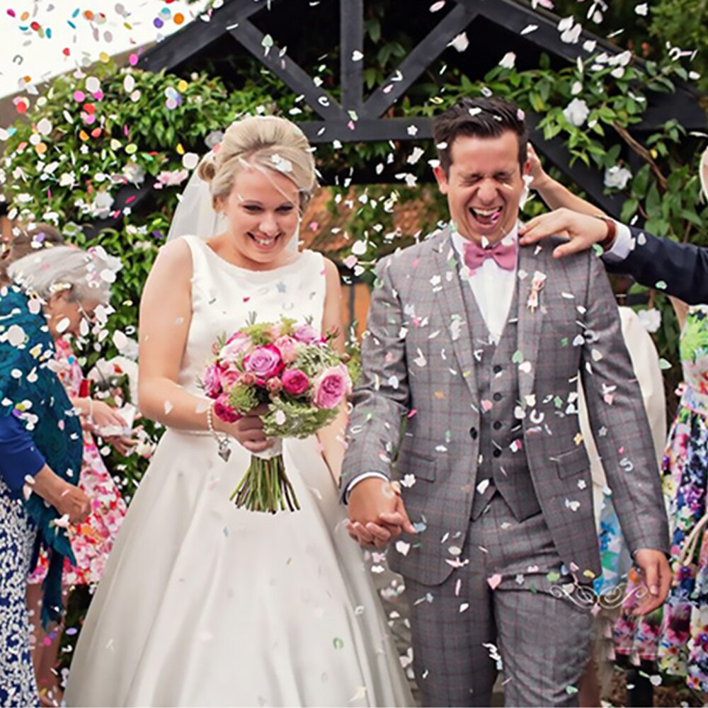 Push-Pop Mixed Confetti Wedding Bridal Anniversary Confetti Birthday Decoration Confetti Eco-Friendly Supplies