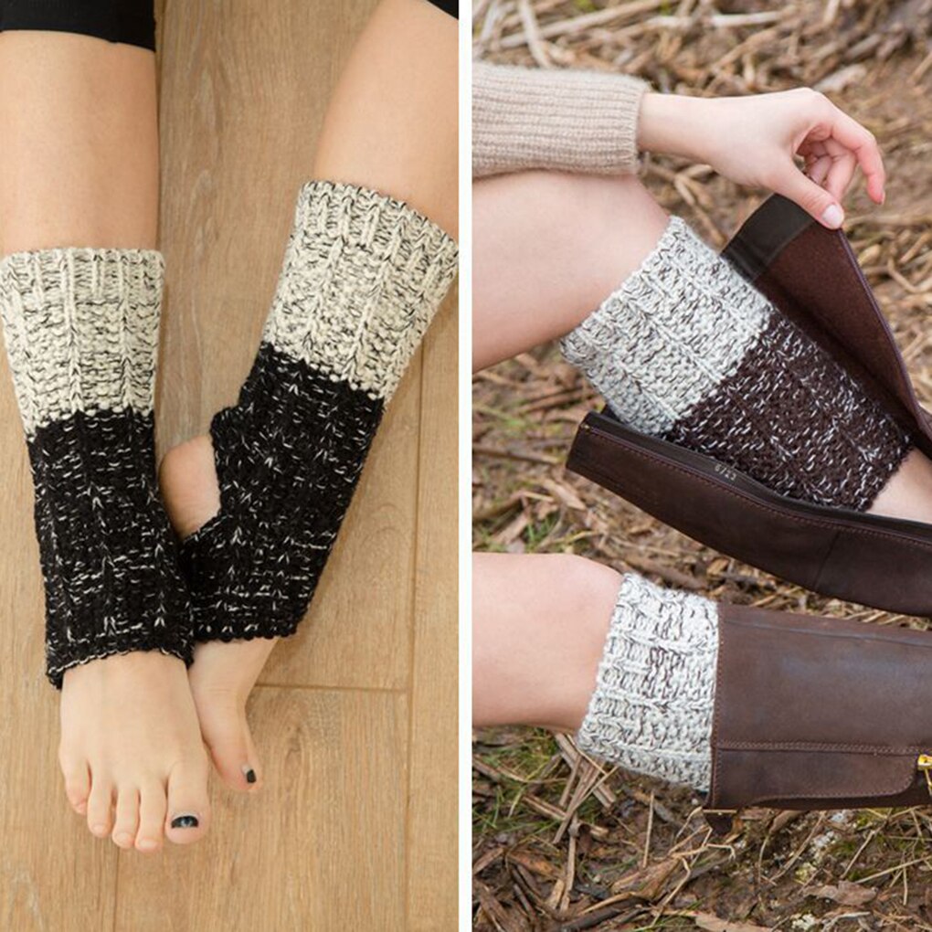 1 paar Acrylon Weich Frau Latein Ballett Socken Fitness Tanzen Mädchen Winter Gestrickte Beinlinge Toppers Manschetten