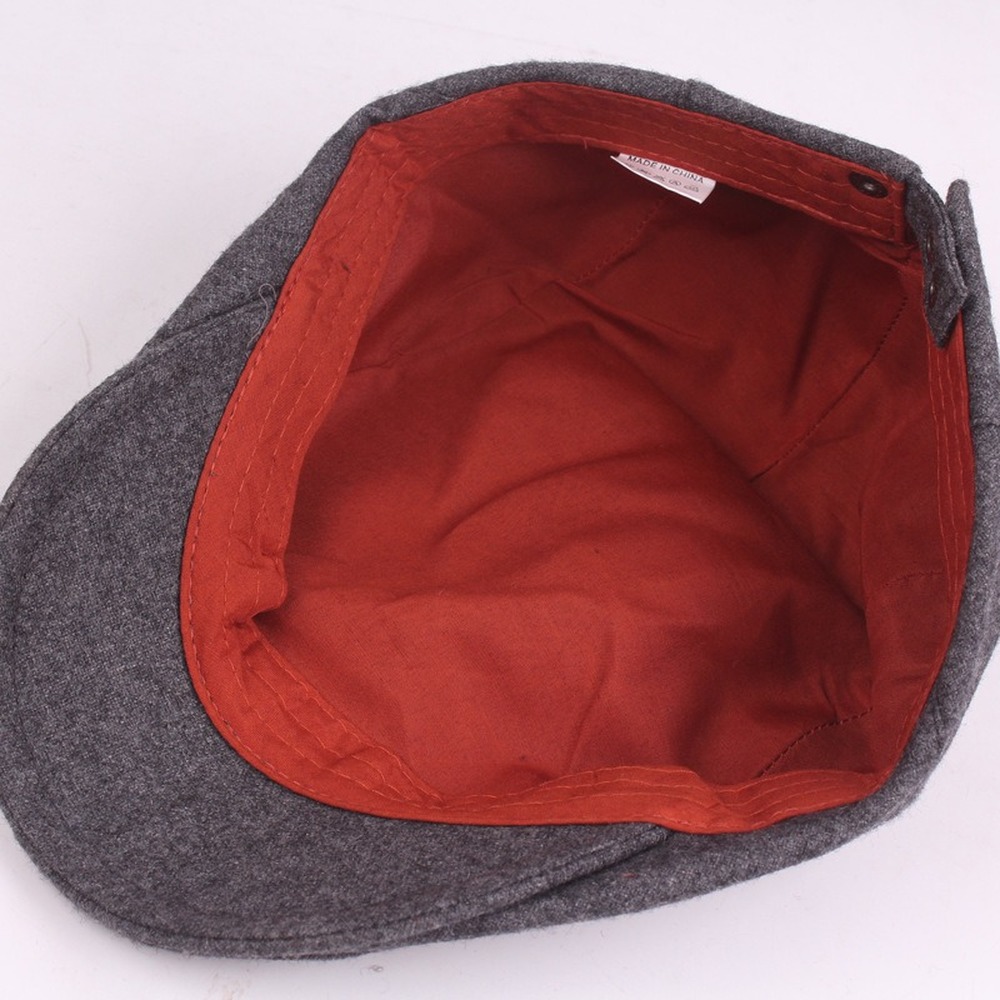 SLECKTON Men Flat Cap Herringbone Berets Caps for Men's Casual Peaked Caps Retro Newsboy Cap Cabbie Hats Casquette Gatsby Gorras