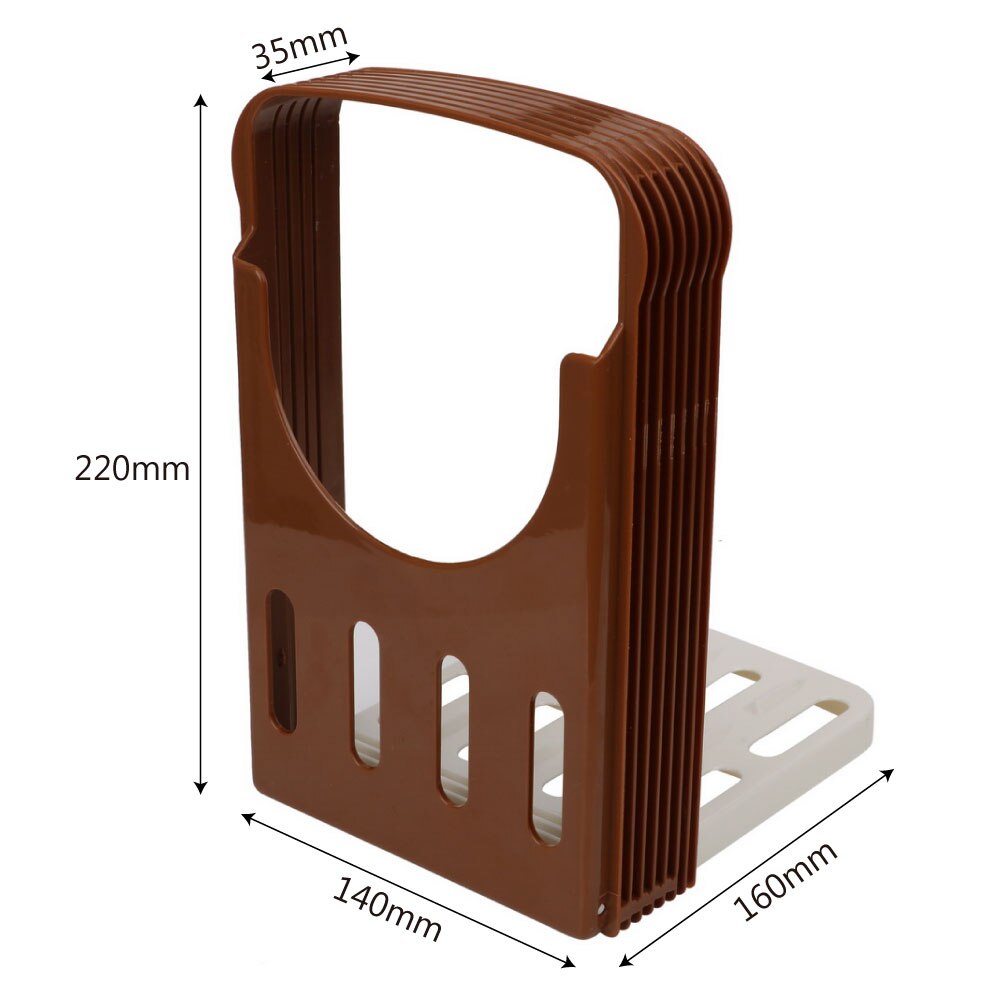 HOOMIN Toast Bread Slicer Stand Plastic Bakeware Slicing Tool Loaf Cutter Rack Foldable Cutting Guide Kitchen Accessories
