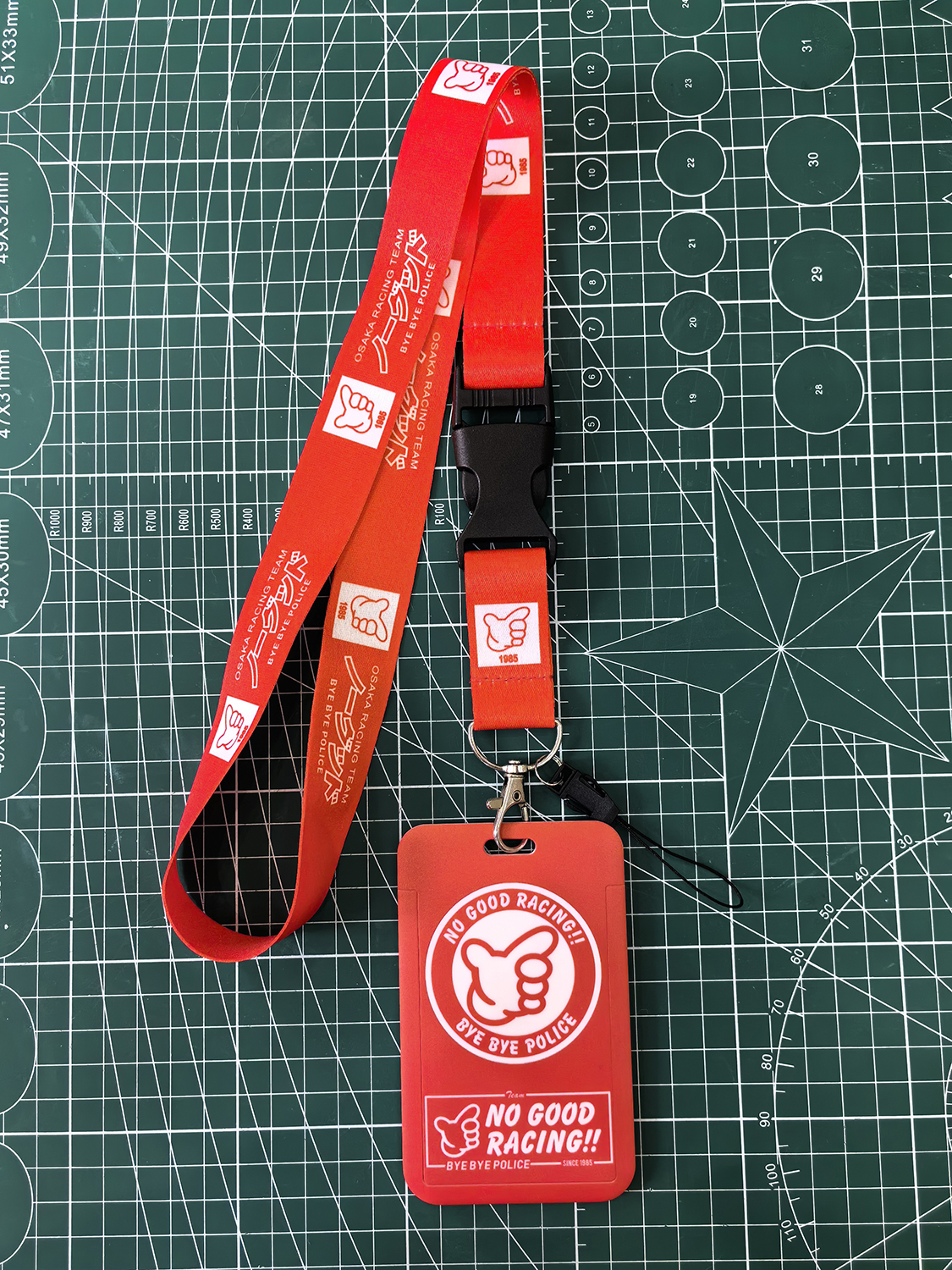 LLavero de estilo JDM Rculture ABS, tarjetero para tarjetas de crédito bancarias, nombre de identificación de autobús, cordón para novia NOS HKS MUGEN POWER, accesorios: Verde