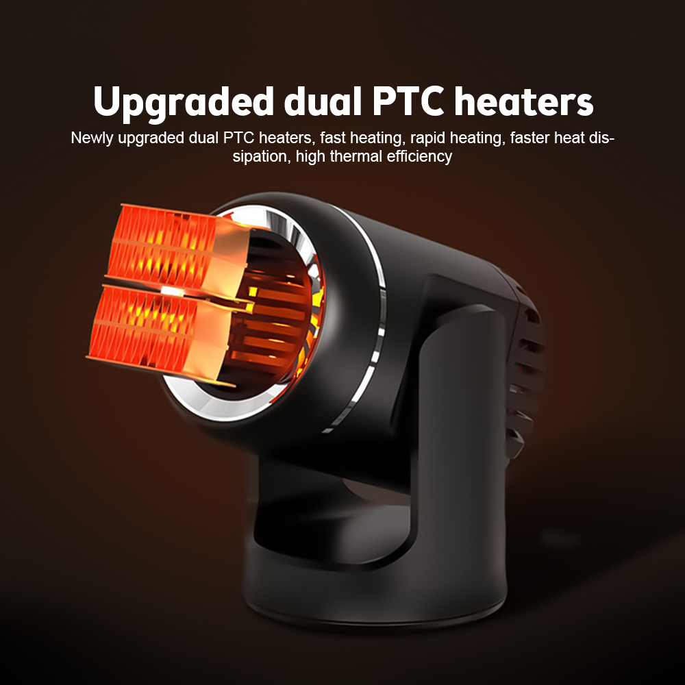 Mini Electric Heater 12v Car Heater Defroster For Car 2V/130W Fast Heating Quickly Defrost Defogger Demister Auto Heat Dryer