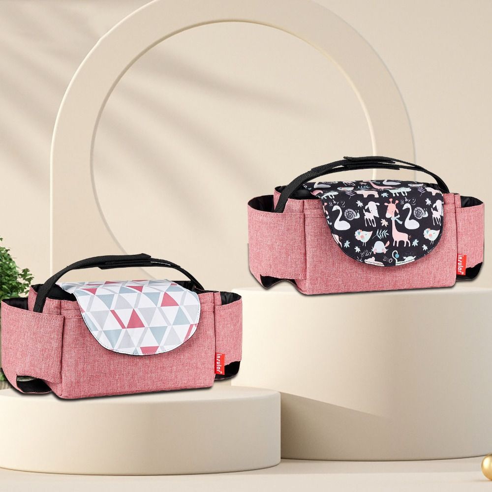 Multifunktionale kinderwagen-organizer-tasche, flaschenhalter, große fassungsvermöGen, kinderwagen-hängetasche, wickeltasche, wickeltasche, kinderwagen-aufbewahrungstasche