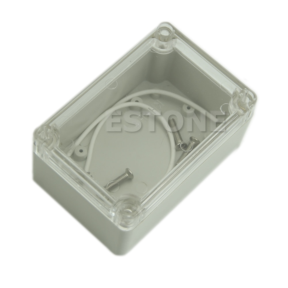 Kunststof Waterdichte Cover Clear Elektronische Project Box Behuizing Case 100x68x50mm