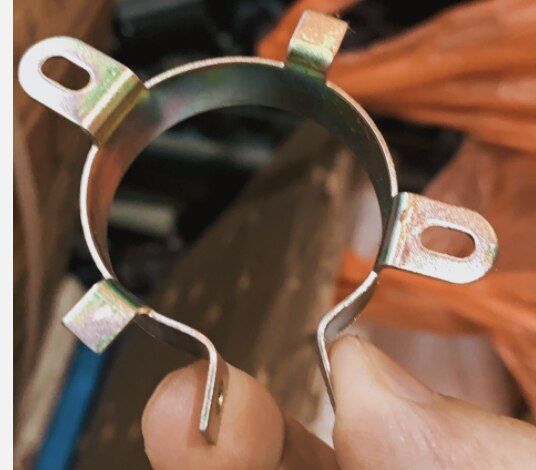 4Pcs Condensator Bevestigingsbeugel 35Mm Vaste Ijzeren Clip Met Schroef Voet Metalen Frame Condensatoren Rack 22Mm 25mm 30M 40Mm 45Mm 50Mm