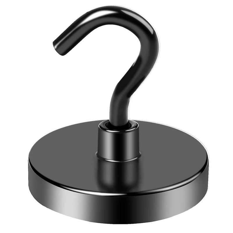 Black Magnetic Hooks Heavy 100Lb Duty Super Strong Neodymium Magnet Hooks with Epoxy Coating for Home, Kitchen, Workplace Office: XL / plum