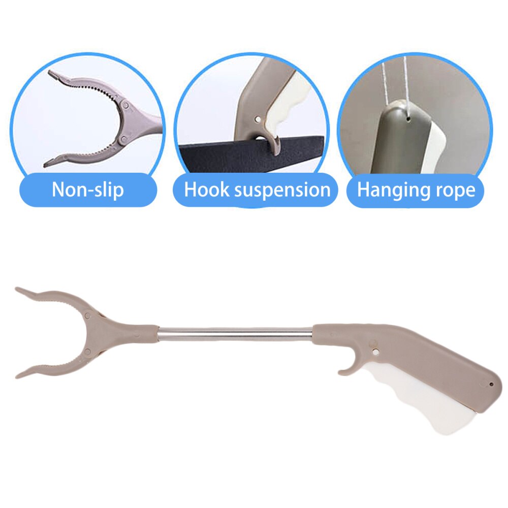 1Pc 40cm Trash Clamp Rubbish Pick Up Clip Garbage Cramp Iron Sanitory Worker Accessories