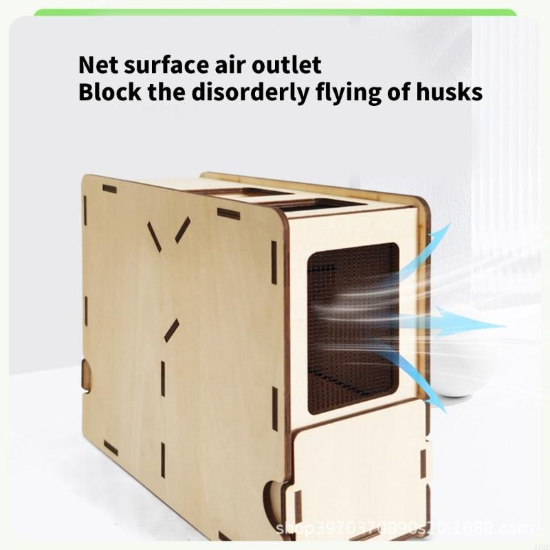 Bird Seed Blower Birdseed Husk Separator Box Quick Shelling Feed Grains Separator