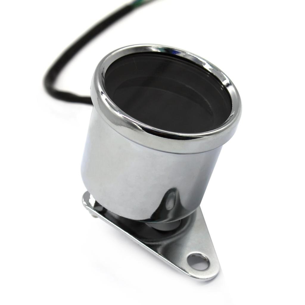 Universal Digital Motorcycle LCD Screen Speedometer Odometer Techometer Fuel Gauge, 7 Color Backlight