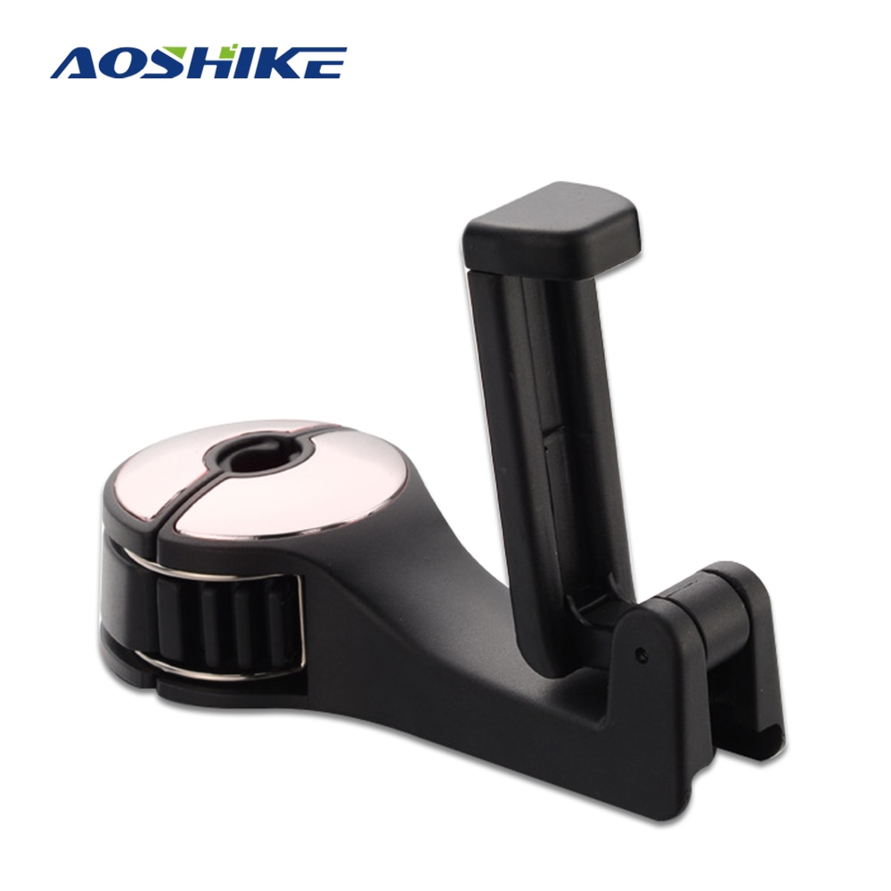 Aoshike Auto Hoofdsteun Haak & Telefoon Houder Seat Terug Hanger Voor Achterbank Cradle Clips Voor