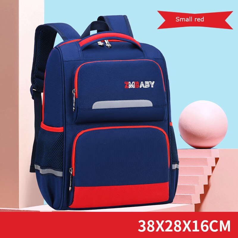 Kids School Rugzak Kinderen Schooltassen Voor Kinderen Satchel School Rugzakken Jongens Meisjes Orthopedische Schooltas Mochila Infantil: small red