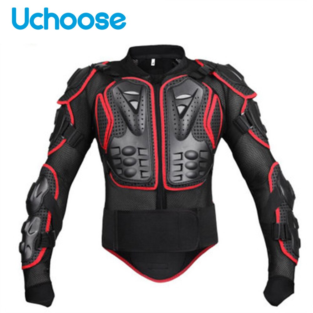 Uchoice-Chaqueta de motocicleta de cuerpo completo para hombre, armadura para Motocross, protección para Moto de carreras, talla S-5XL