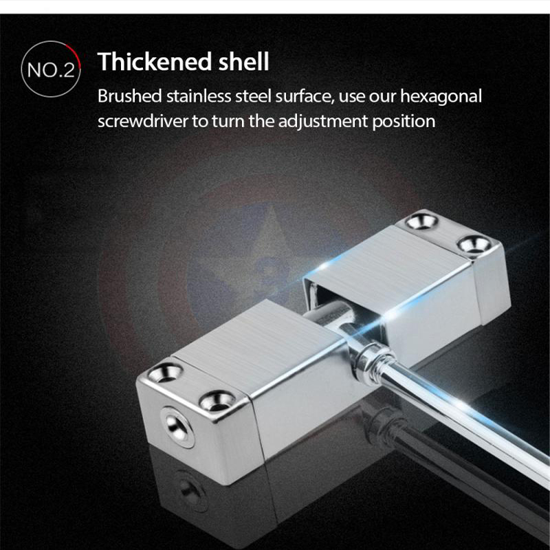 Stainless Steel Automatic Spring Door Closer Auto Door Closing Device Can Adjust The Door Closing Device Furniture Door Hardware