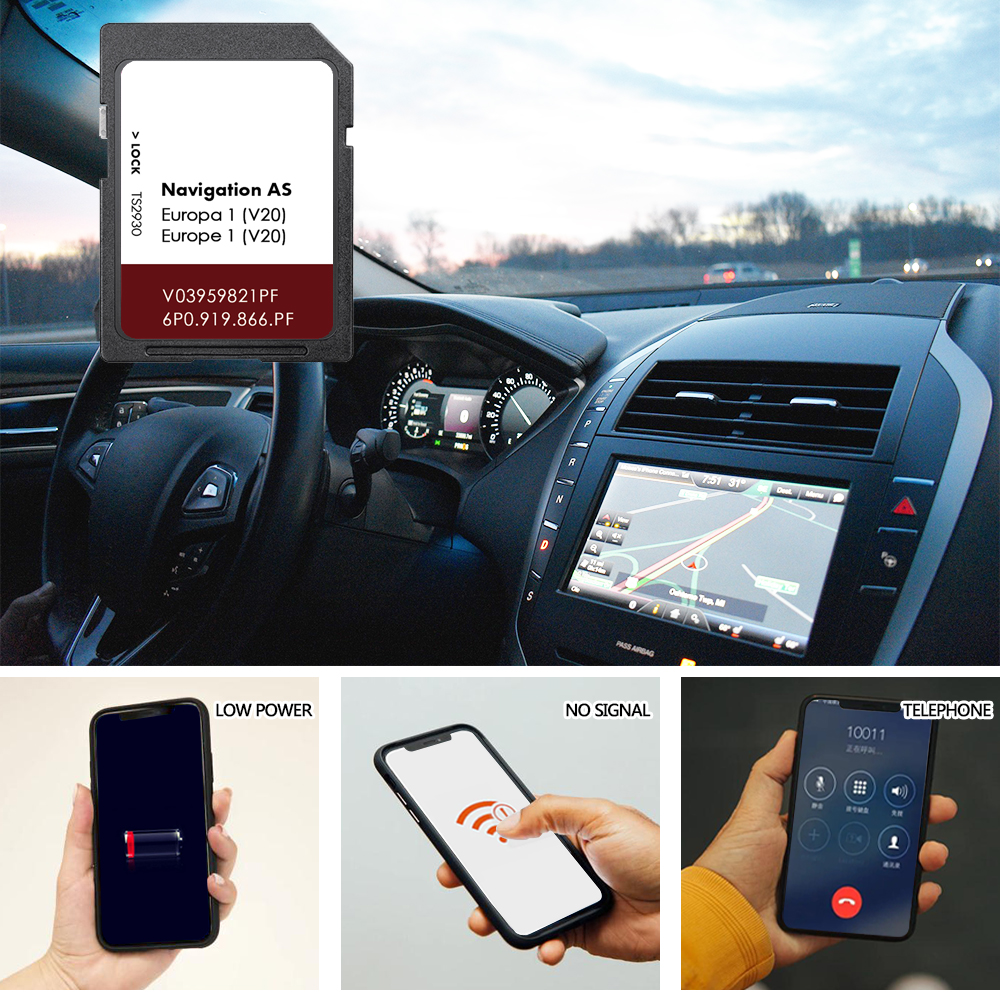 32GB cid SD-kaart Ontdek Media Sat Nav voor Seat Leon Navi-systeem Sat Nav