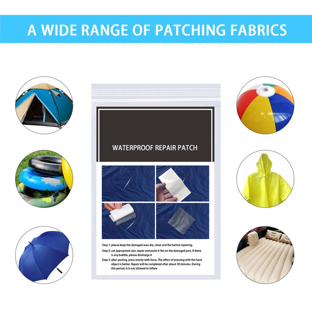 Patch de réparation patchs auto-adhésifs bande piscine gonflable bande Patch adhésif bande piscine anneau 7x7cm # W3