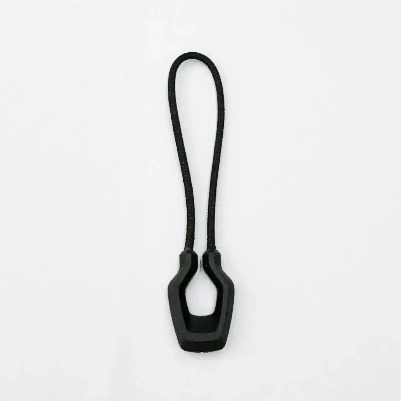 10pcs Fashionable Zipper Pullers Durable Convenient Zipper Extension Knapsack Jacket Zippers Accessories: black