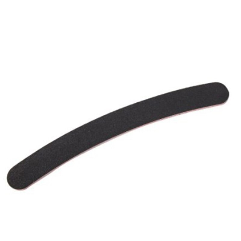 1/2/5pcs Slim Sandpaper Nail Files Nail File For Manicure Banan Black 100/180 Grit Emery Board Nail Buffer Buffing